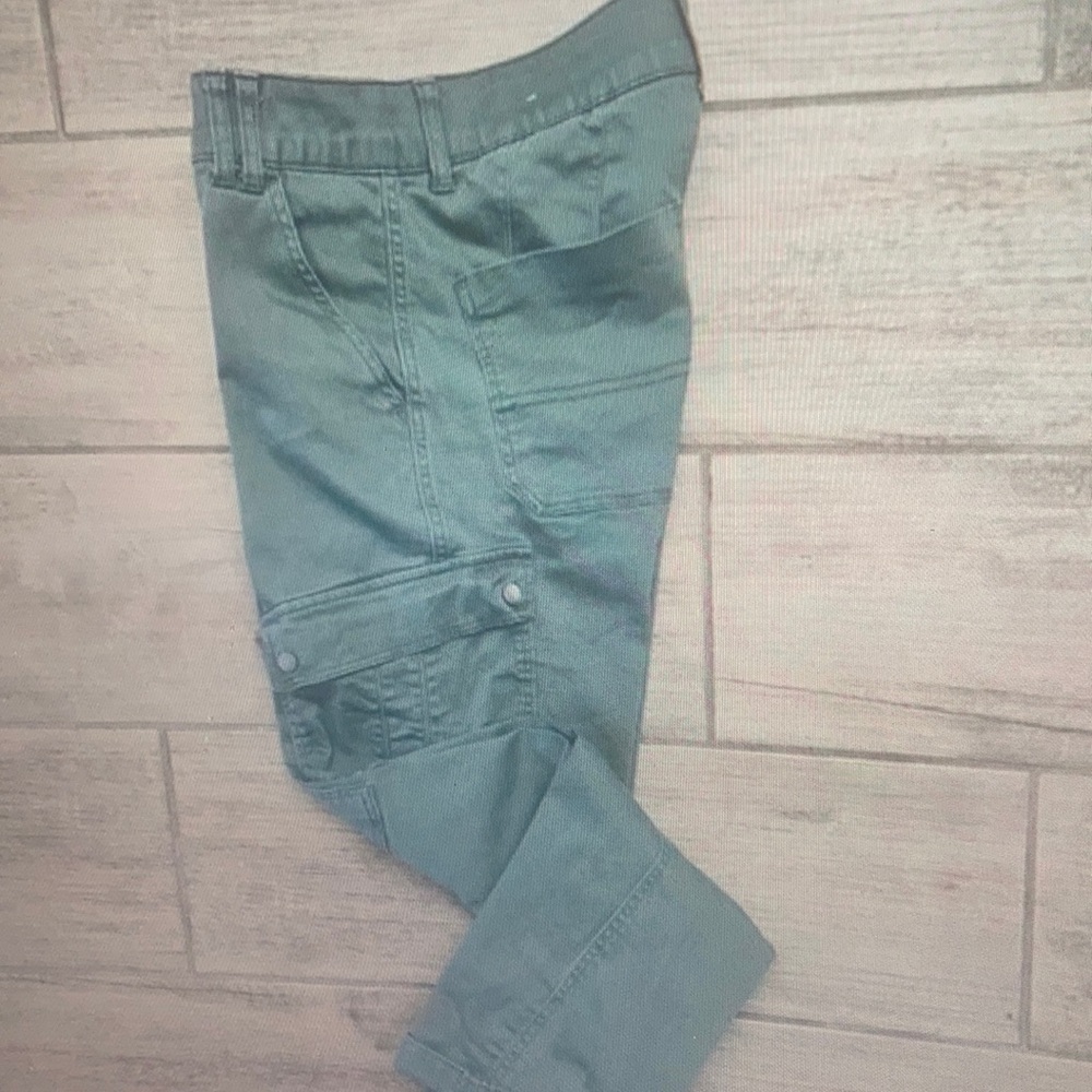 Democracy Ab Technology Cargo Pants Women's Military Green Stretchy Everyday 6
